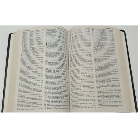 Vintage Holy Bible World Publishing Dictionary KJV 1989 Red Letter Study Helps - Picture 11 of 16